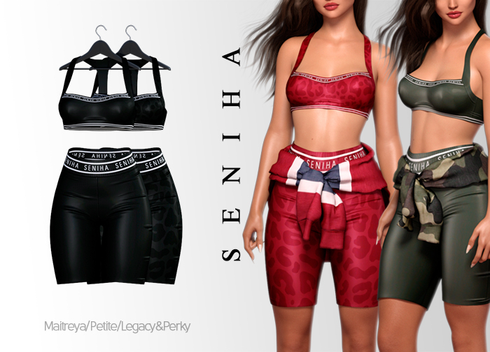 Seniha. Akane Set // Black