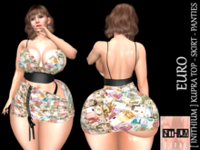 [ INITHIUM ] KUPRA TOP - SKIRT - PANTIES EURO
