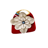 The Annex - Flower Purse - Red, White & Blue Accessory