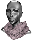 The Annex - Knitted Scarf - Purple Accessory