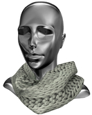 The Annex - Knitted Scarf - Green Accessory
