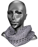 The Annex - Knitted Scarf - Blue Accessory