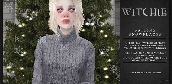 witchie // falling snowflakes