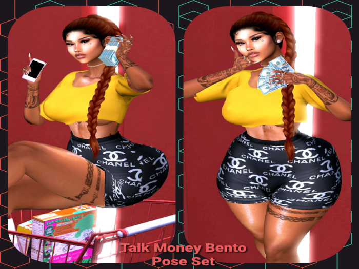 Talk Money Bento Pose Set