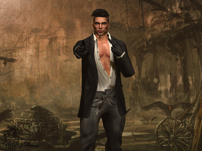 Male Model Pose 5 [WEAR TO UNPACK]