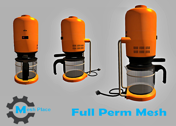 Mesh Place - Vintage Coffee Machine - Full Perm Mesh