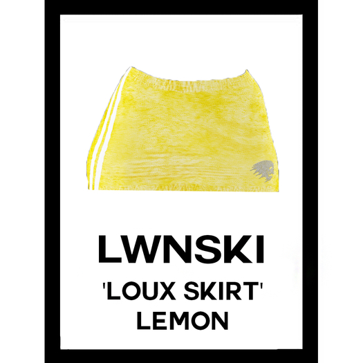 LWNSKI - Loux Skirt. Lemon