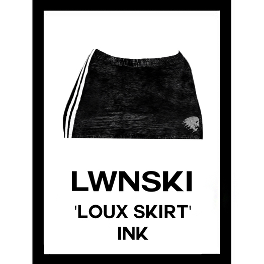 LWNSKI - Loux Skirt. Ink