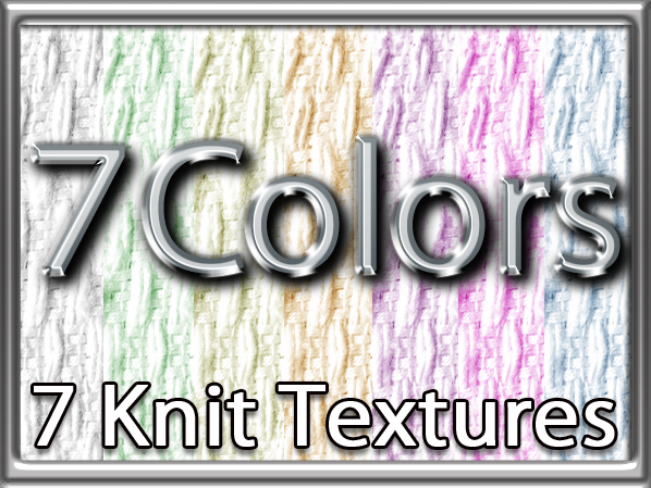 Zoy Texture [ Soft Knit ] Seamless - 7 Colors