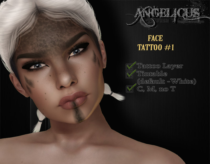 ::Angelicus:: Face tattoo #1 