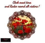 Clock Horloge Lune SCRIPT RADAR_ pathy avro