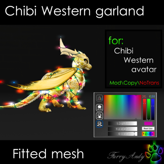 Furry Andy - Garland for Chibi Western
