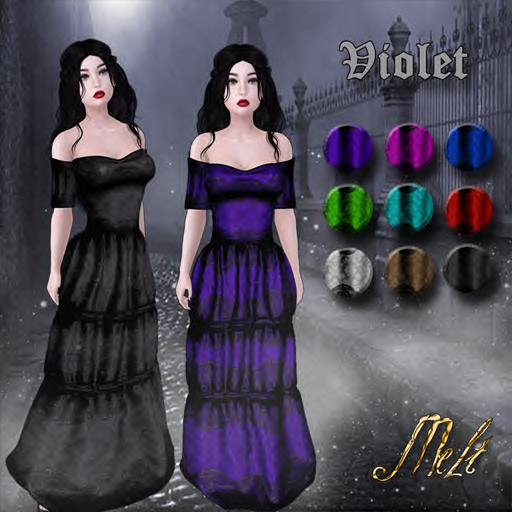 {Melt} Violet Dress  DEMO