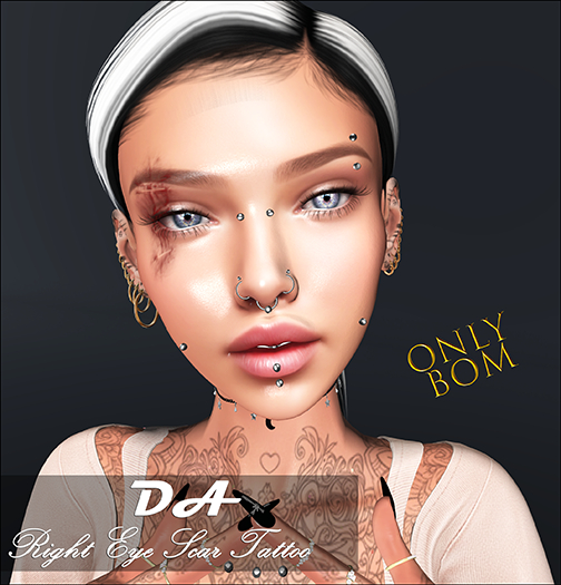 DA Right Eye Scar Tattoo {Only BoM}
