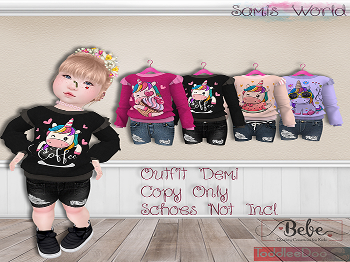 (SW) Outfit Demi Black TD/BEBE HUD