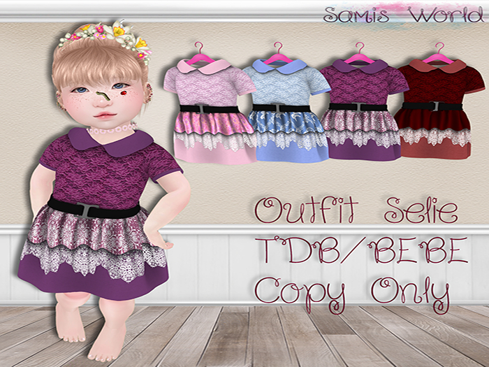 (SW) Outfit Selie Red TDB/BEBE HUD