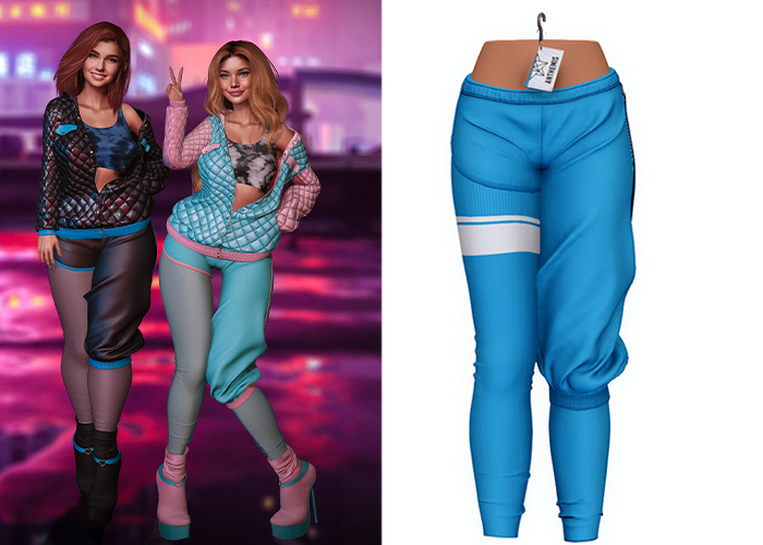 Anthemis - HalfPants - Blue