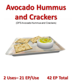 DFS Avocado Hummus and Crackers (Texture)
