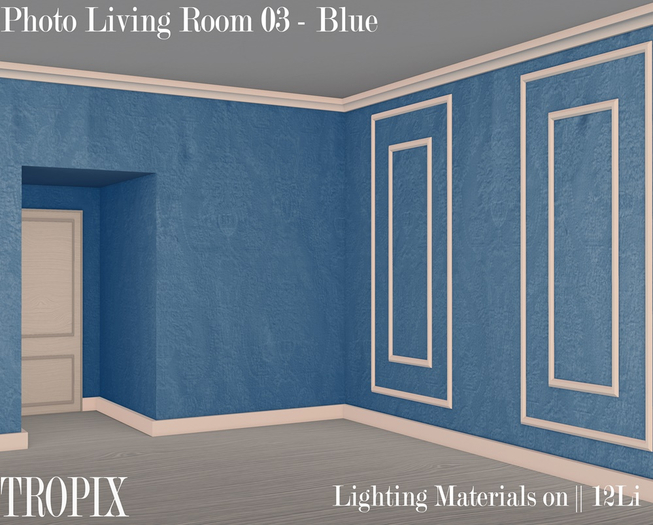 TROPIX // Photo Living Room 01 - Blue [box]