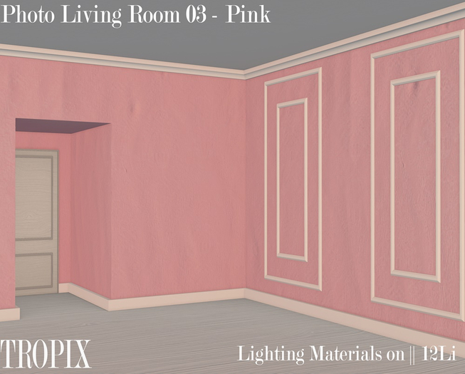 TROPIX // Photo Living Room 01 - Pink [box]