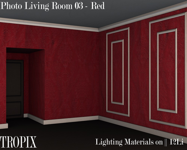 TROPIX // Photo Living Room 01 - Red [box]
