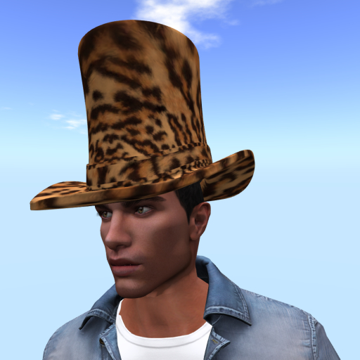 Fun Fur Hat. (Orange)