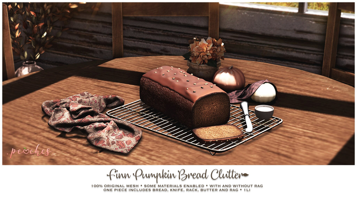 .peaches. Finn Pumpkin Bread