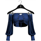 Emery Quincy Top Vibrant Blue