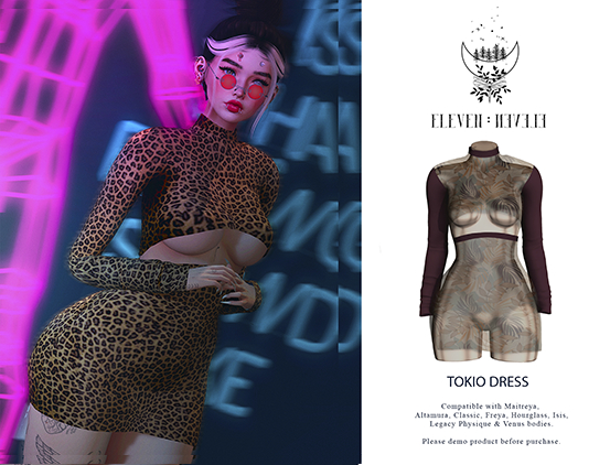 ELEVEN - TOKIO Dress (Purple)