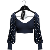 Emery Gardenia Top Midnight