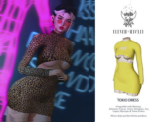 ELEVEN - TOKIO Dress (P#uta Yellow)