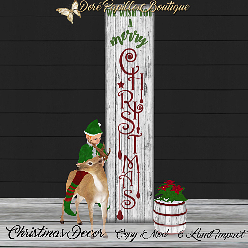 *Special 25 % Off* DPB Christmas Decor - Wish You Merry Christmas