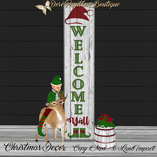 *Special 25 % Off* DPB Christmas Decor - Welcome Y'all