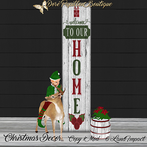 *Special 25 % Off* DPB Christmas Decor - Welcome To Our Home