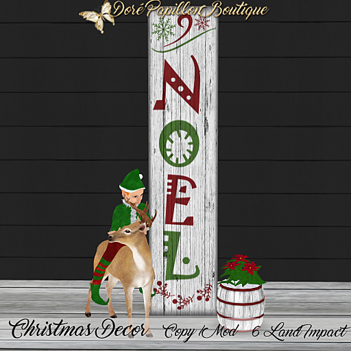 *Special 25 % Off* DPB Christmas Decor - Noel