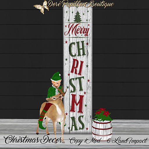 *Special 25 % Off* DPB Christmas Decor - Merry Christmas