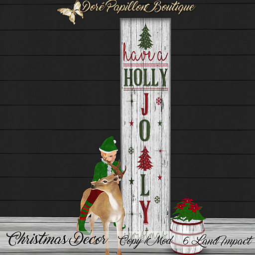 *Special 25 % Off* DPB Christmas Decor - Holly Jolly