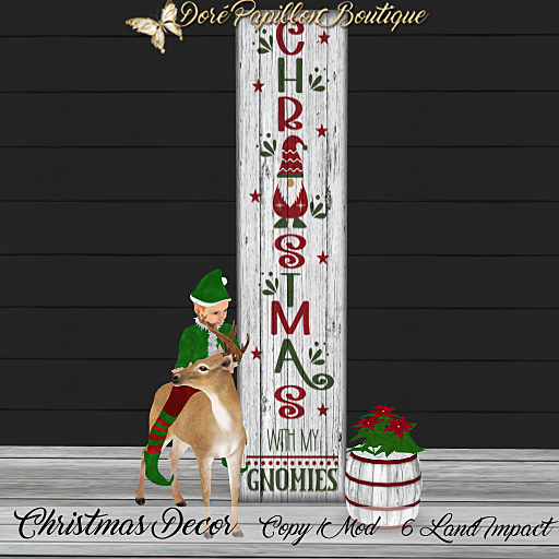 *Special 25 % Off* DPB Christmas Decor - Christmas With My Gnomies