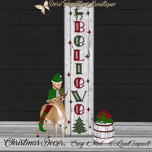 *Special 25 % Off* DPB Christmas Decor - Believe 2