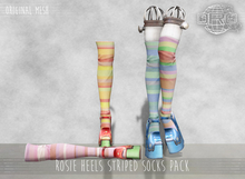 -DRD- Rosie Platforms - Stripes Socks Set (add)