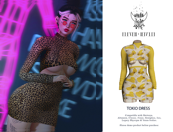 ELEVEN - TOKIO Dress (Flowers)