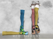 -DRD- Rosie Platforms - Plain Socks Set