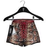 Emery Brooke Snake Short Red