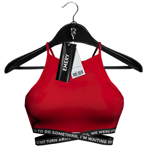 Emery Circles Top Red
