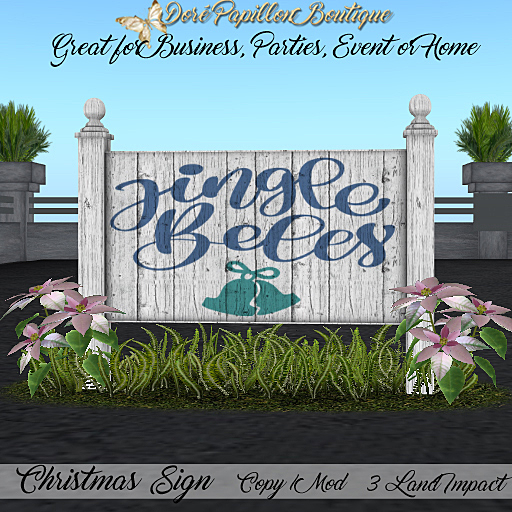 DPB Christmas Sign - Jingle Bells