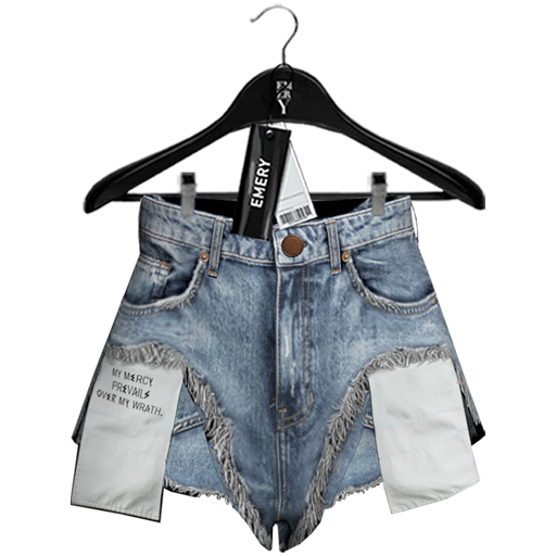 Emery Grimes Short Washed Blue