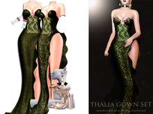 SENTINUS - Thalia Gown Set Olive Version