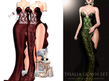 SENTINUS - Thalia Gown Set Red Version