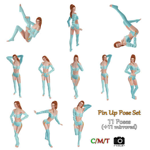 M-BdP - Pin Up Poses Set - rezz me!