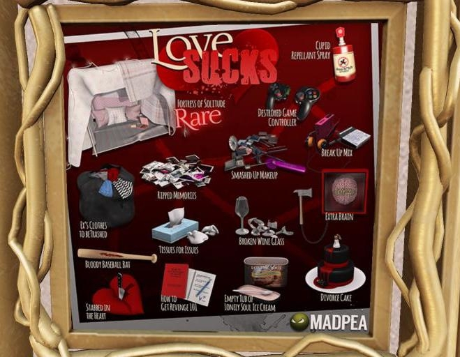 MadPea Love Sucks - Smashed Makeup